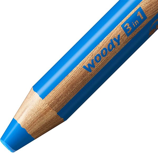 Coloured Pencils STABILO woody 3 in 1 Anniversary Edition Tiger - 6 pcs with sharpener ...