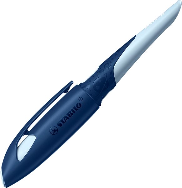 Füller STABILO EASYbirdy 3D DreamWorld Special Edition für Rechtshänder, mit Einsteigerspitze, blau ...