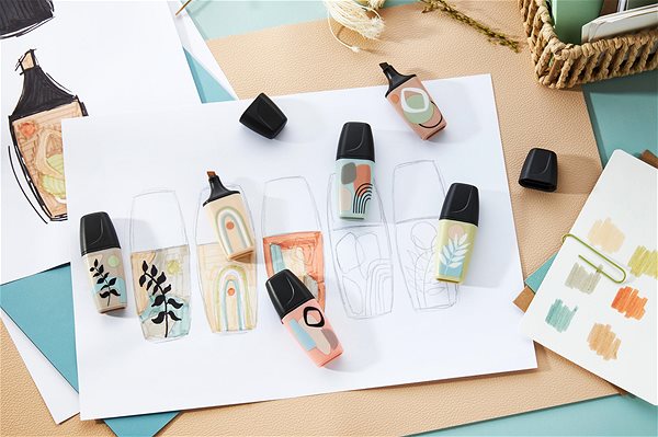Textmarker STABILO BOSS MINI Naturevibes, warmes Grau ...