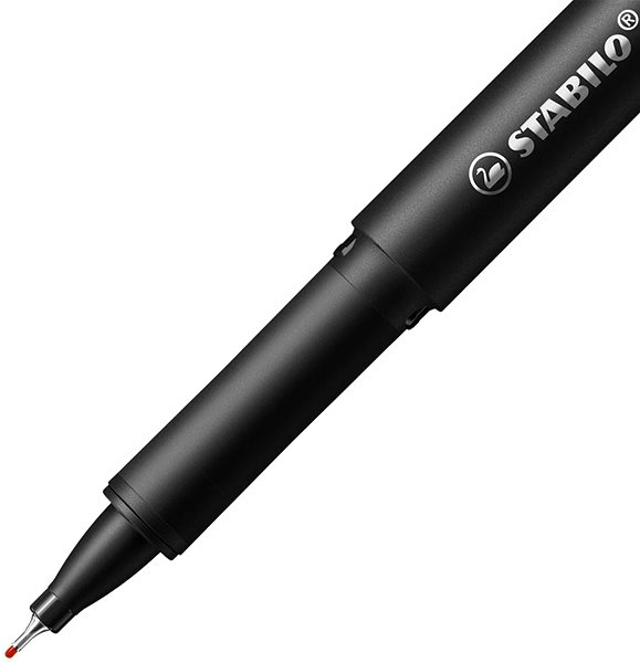 Fineliner STABILO dr!ver fine, rot ...