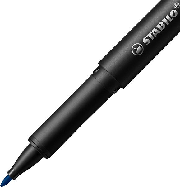 Fineliner STABILO dr!ver medium, blau ...