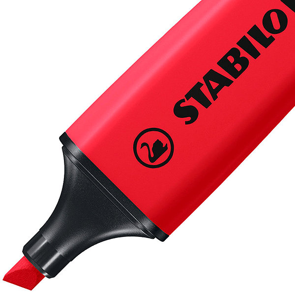 Textmarker STABILO BOSS ORIGINAL REALRED, rot ...