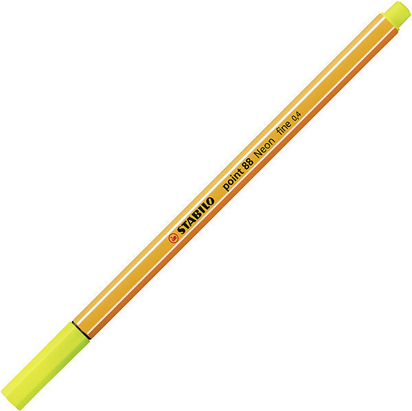 Liners STABILO point 88, neon colours - set of 5 .