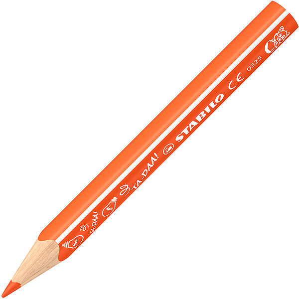 Coloured Pencils STABILO Trio thick Animal Vibes short 12 colours ...