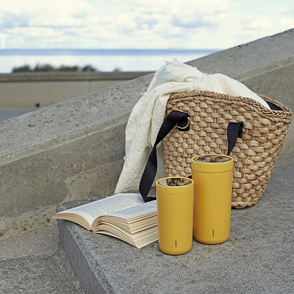 Thermal Mug Stelton TO GO CLICK Travel Mug 200 ml soft yellow ...
