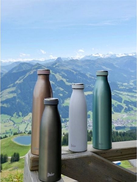 STEUBER Thermos Bottle DESIGN 750 ml, green Lifestyle
