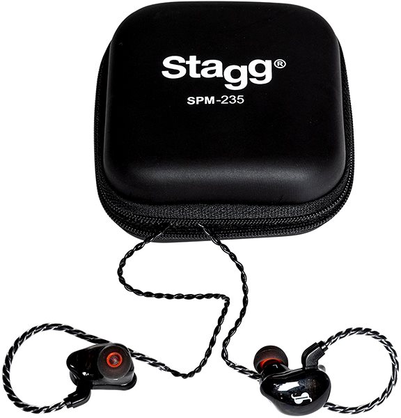 Fej-/fülhallgató Stagg SPM-235BK In-Ear Tartozékok