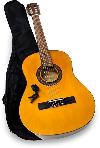 Classical Guitar Stagg SCL50 3 / 4N PACK with Case and Tuner Natural Package content