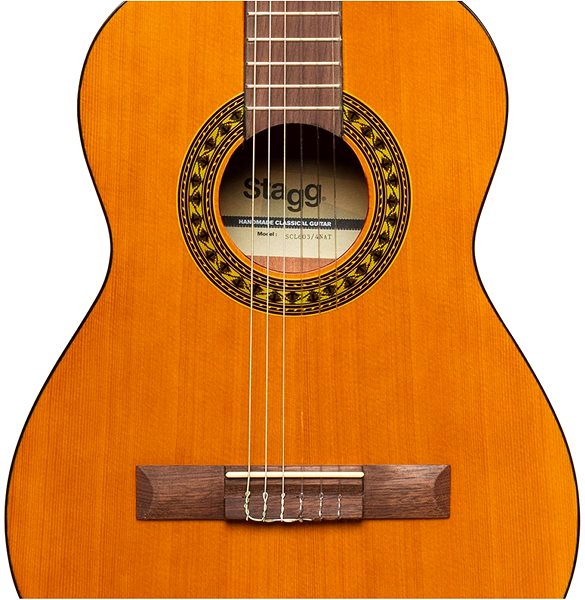 Klasická gitara Stagg SCL60 3/4, natural Vlastnosti/technológia