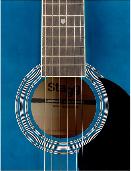 Akustická gitara Stagg SA20A modrá ...
