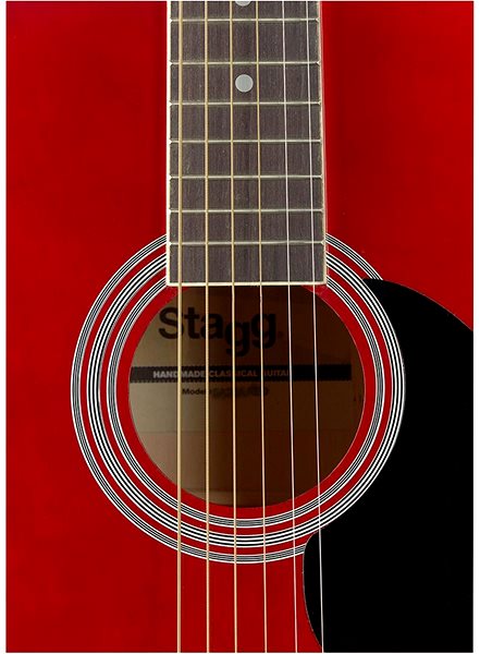 Akustická gitara Stagg SA20A červená ...
