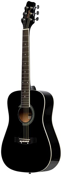 Akusztikus gitár Stagg SA20D 3/4 LH fekete ...