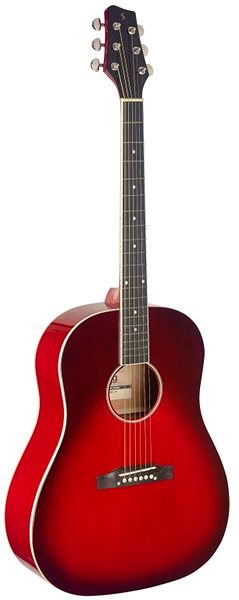 Akustická gitara Stagg SA35 DS-TR červená ...