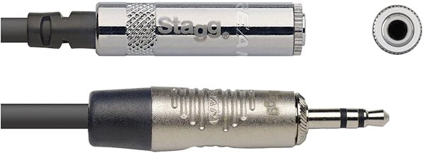 AUX Cable Stagg NAC1MPSMJSR Screen