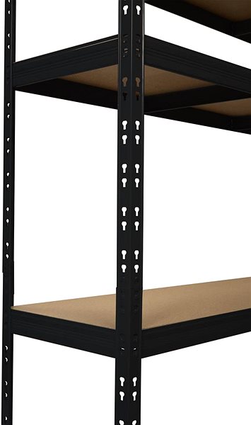 Polc Storage Tools - 1800 × 1600 × 600, fekete ...