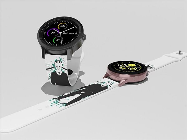 Remienok na hodinky Strapido silikónový remienok pre Quick release 20 mm, Harry Potter – Draco Malfoy 2 ...