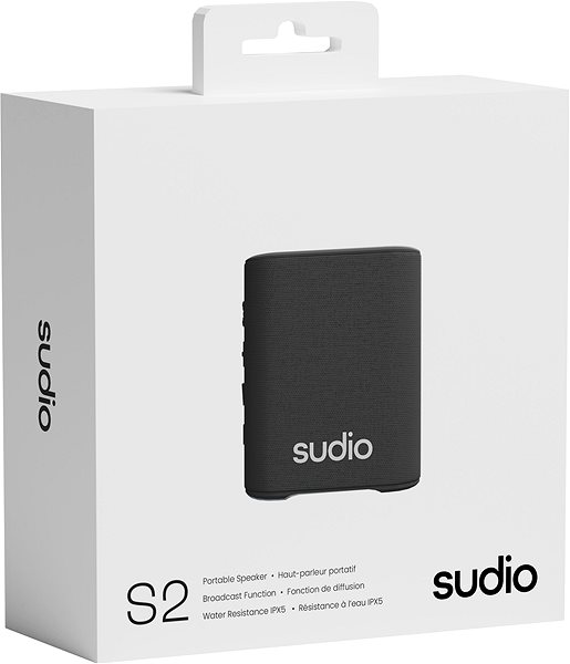 Bluetooth hangszóró Sudio S2 Black ...