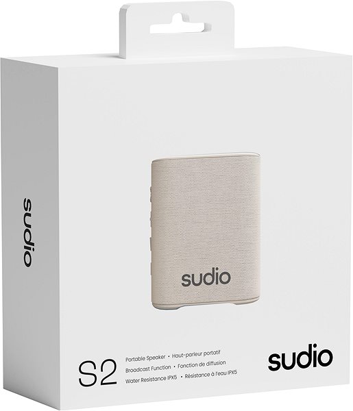Bluetooth-Lautsprecher Sudio S2 Beige ...