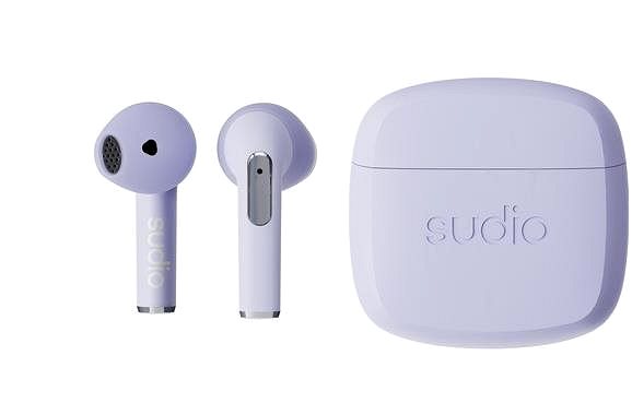 Vezeték nélküli fül-/fejhallgató Sudio N2 Purple ...