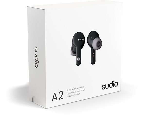 Vezeték nélküli fül-/fejhallgató Sudio A2 Black ...
