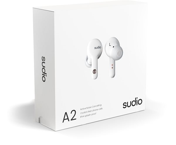 Vezeték nélküli fül-/fejhallgató Sudio A2 White ...