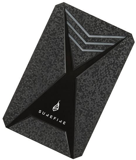 Külső merevlemez SureFire GX3 Gaming HDD 1TB Fekete Oldalnézet