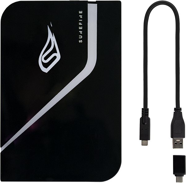 External Hard Drive VERBATIM SUREFIRE PyroDrive Gaming SSD 1TB, black ...