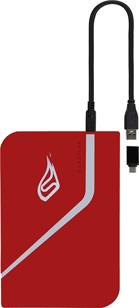 External Hard Drive VERBATIM SUREFIRE PyroDrive Gaming SSD 1TB, red ...