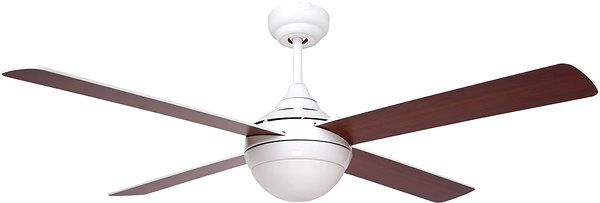 Fan Sulion Ceiling fan with light Baloo 072817, white and wenge ...