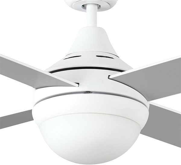 Fan Sulion Ceiling fan with light Mara 072145, white and grey ...