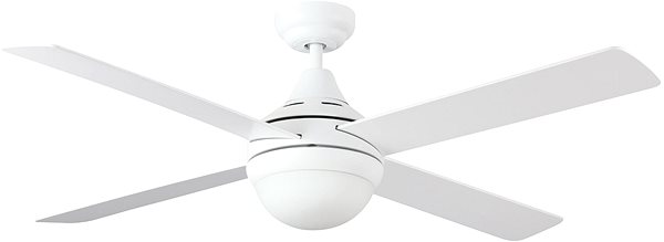 Fan Sulion Ceiling fan with light Mara 072144, white and light brown ...