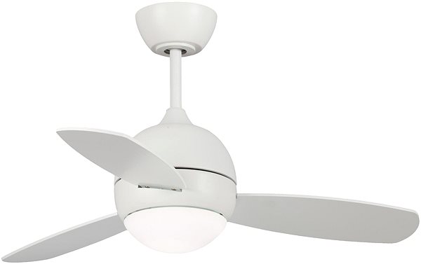 Fan Sulion Ceiling fan with light Kuma 075836, white and multicoloured ...