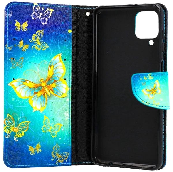 Pouzdro na mobil TopQ Pouzdro Samsung A12 knížkové Obloha s motýlky 57119 ...