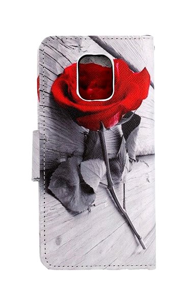 Puzdro na mobil TopQ Puzdro Xiaomi Redmi Note 9 Pre knižkové Červená ruža 59931 ...