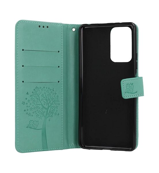 Puzdro na mobil TopQ Puzdro Xiaomi Redmi Note 10 Pro knižkové Zelený strom sovičky 59830 ...