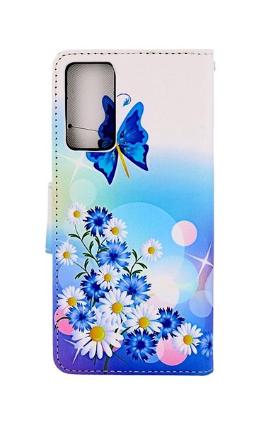 Pouzdro na mobil TopQ Pouzdro Xiaomi Redmi Note 11 Pro knížkové Bílé s motýlkem 73705 ...