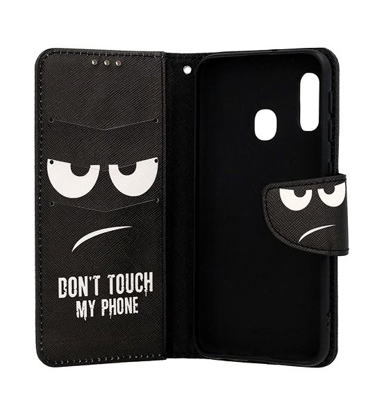 Puzdro na mobil TopQ Puzdro Samsung A20e knižkové Don´t Touch 73839 ...