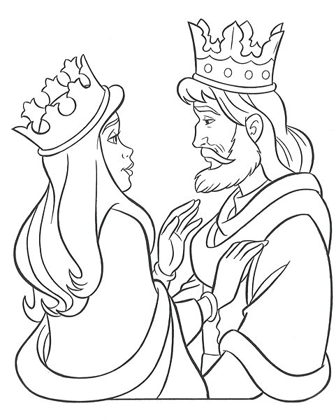 colouring page Merry crayon World of fairy tales .