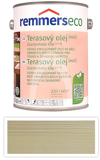 Wood oil Remmers Terrace oil ECO 2,5 l Farblos / Colourless .