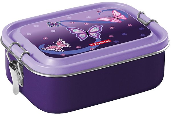 Lunch Box Step by Step Stainless Steel Lunch Box, Sweet Butterfly ...