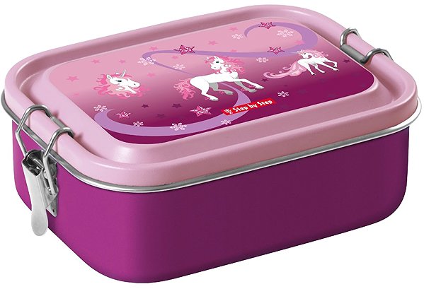 Lunch Box Step by Step Stainless Steel Lunch Box, Sweet Unicorn ...