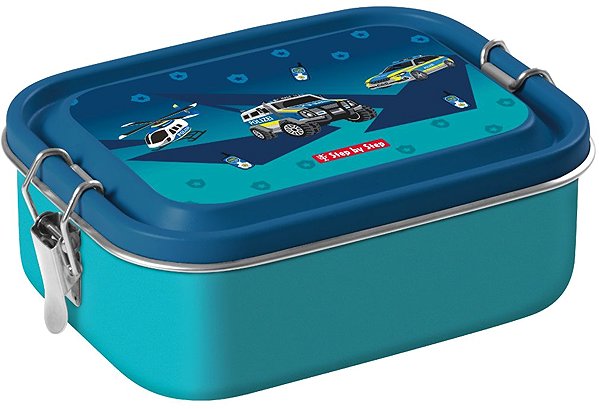 Lunch Box Step by Step Stainless Steel Lunch Box, Police ...