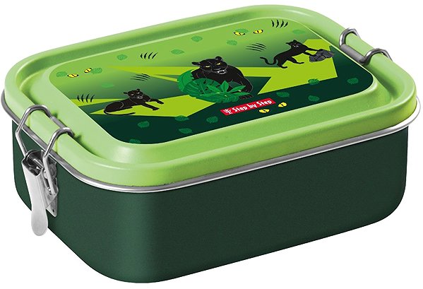 Lunch Box Step by Step Stainless Steel Lunch Box, Black Cat ...