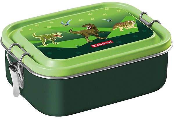Lunch Box Step by Step Stainless Steel Lunch Box, Dino ...