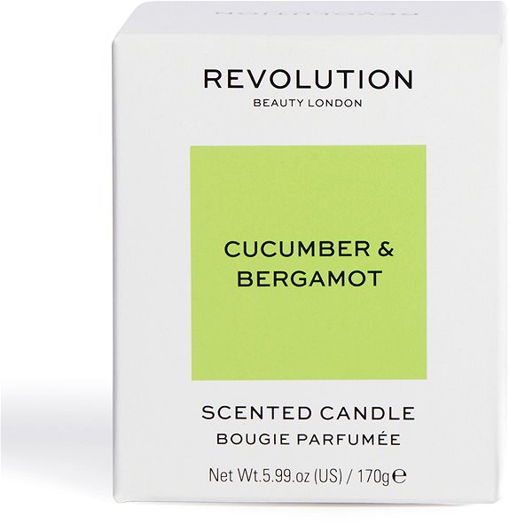 Sviečka REVOLUTION Cucumber & Bergamot Scented Candle 170 g ...