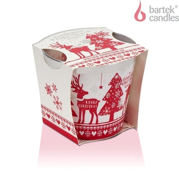 Sviečka BARTEK CANDLES Christmas Red Apple/Winter Gingerbread (mix motívov) 115 g ...