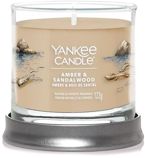 Sviečka YANKEE CANDLE Amber & Sandalwood 121 g ...