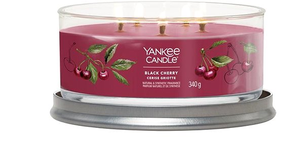 Gyertya YANKEE CANDLE Signature 5 kanóc Black Cherry 340 g ...