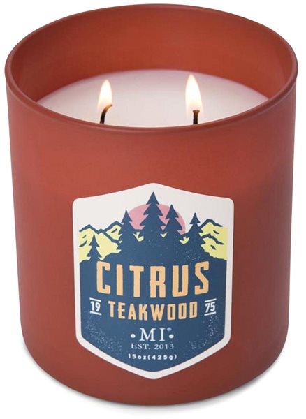 COLONIAL CANDLE Citrus Teakwood 425 g .