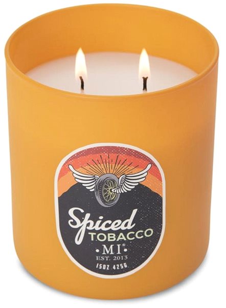 COLONIAL CANDLE Spiced Tobacco 425 g .